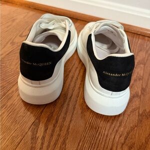 Alexander McQueen White and Black Sneakers